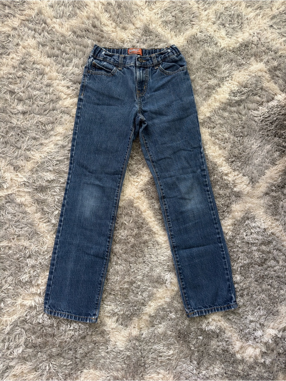 Old Navy Light Blue Kids' Skinny Jeans with Contrast Stitching